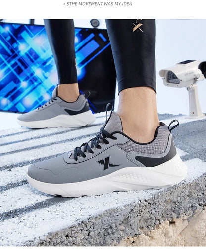 Xtep Men's Running Shoes Lightweight Surface Training Comfortable Breathable Jogging Stability Outdoor Shoes 879419110032