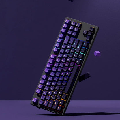 Conjunto de 133+ teclas OEM em gradiente para teclado mecânico gaming com switches Cherry MX, PBT retroiluminado RGB, layout ISO