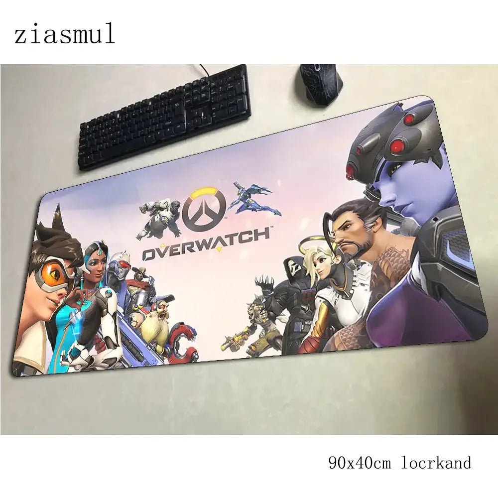 Overwatch mouse pad 90x40cm mousepads Aesthetic gaming mousepad gamer Gorgeous personalized mouse pads keyboard PC pad
