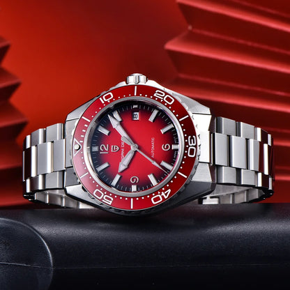 Pagani Design Top Brand New Men's Mechanical Watch Luxury Sapphire Stainless Steel 100m Waterproof Ceramic Bezel Automatic Watch