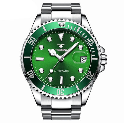 Mechanické náramkové hodinky BINBOND pro muže, luxusní, s luminiscenčními ručičkami, vodotěsné, s automatickým nátahem, s tourbillonem, skeletové