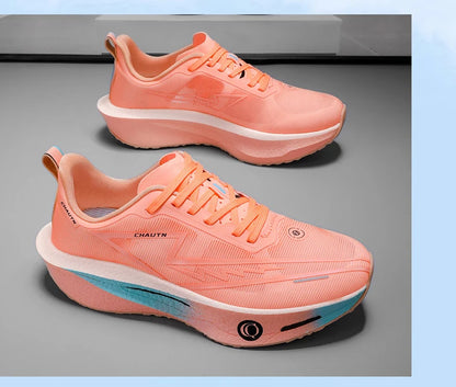 Men Running Shoes Speciality Carbon Plate Sports  Marathon Breathable Lightweight Women Comfortable Nonskid Chunta Sneakers