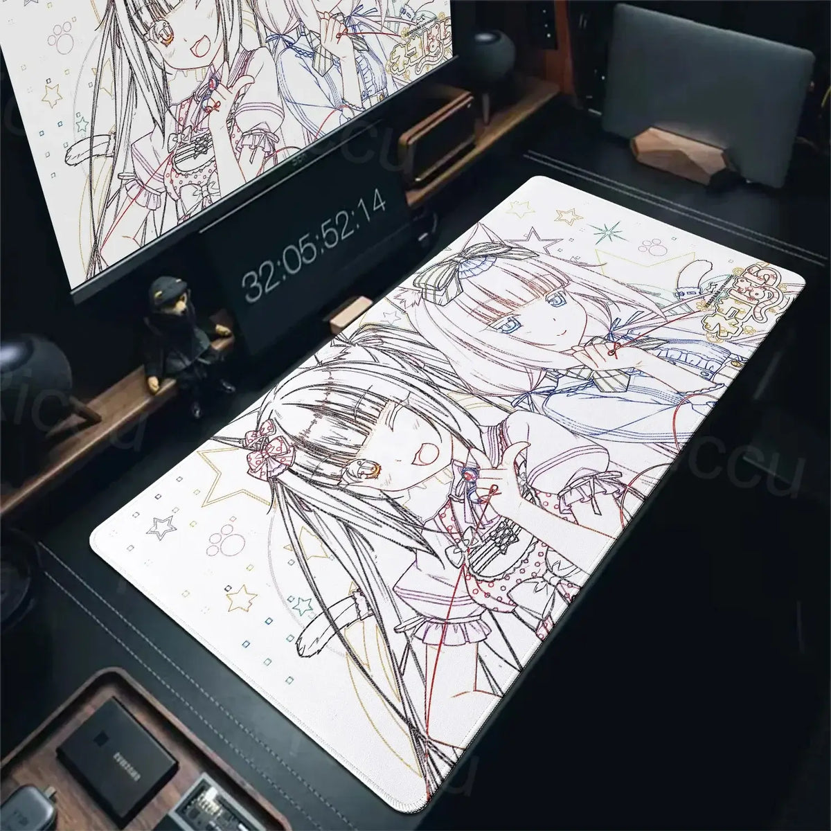 Nekopara XXL Home HD Γραφείο υπολογιστή Ποντίκι Anime Μεγάλο μαξιλάρι ποντικιού Γραφείο Φορητός υπολογιστής Επιτραπέζιος υπολογιστής Αξεσουάρ παιχνιδιών Τεχνολογία