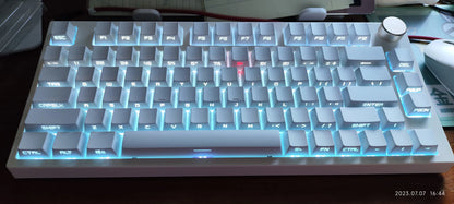 Keycaps retroiluminadas com gravação lateral, 131 teclas, para teclado mecânico Cherry MX Switch, perfil OEM, ABS, keycaps personalizadas DIY