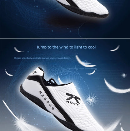 Firmway Professional Taekwondo Shoe for Unisex Soft Sole Kids Kung Fu  Comfortable Men Women Tai Chi Karate Shoes White Sneakes