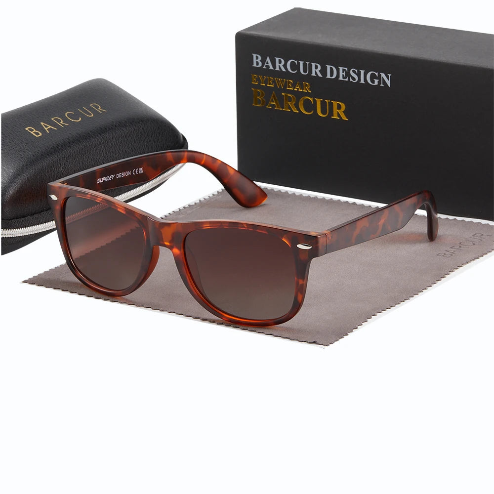 BARCUR Brand Men Sports Sunglasses Women Ultra Light PC High-quality Frame UV400 Outdoor Activity Driving Cycling Sunglasses