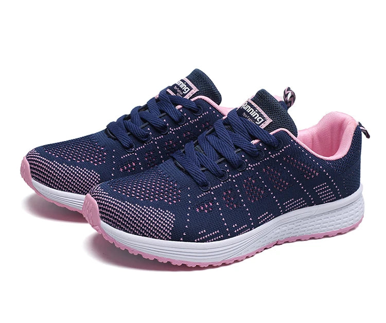 New Arrival Women Flats Footwear Shoes Woman Lace Up Flats Shoes Casual Sneakers Women's Shoes Soft Zapatos Mujer Plus Size