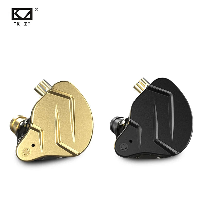 KZ ZSN Pro X Hybrid HiFi Wired Earphones 1BA+1DD Metal In-Ear Earbuds with Detachable Cable, Sport Noise Cancelling Headset