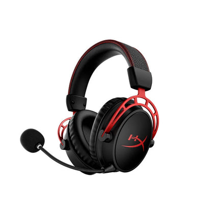 HyperX Cloud Alpha Wireless Gaming Headset with 300 Hour Battery, Dual Chamber Drivers, DTS Spatial Audio, Detachable Noise Cancelling Mic