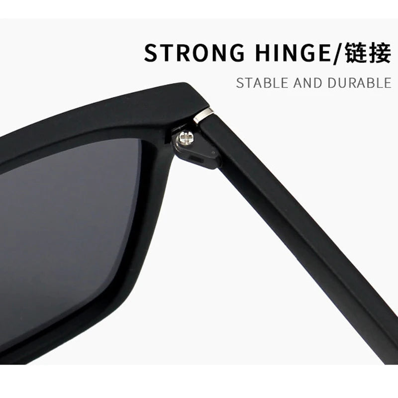 New Style Polarized Sunglasses Men Fashion Unisex Sports Business Black Sun Glasses Sun Protection UV400 Driving Sunshade Women