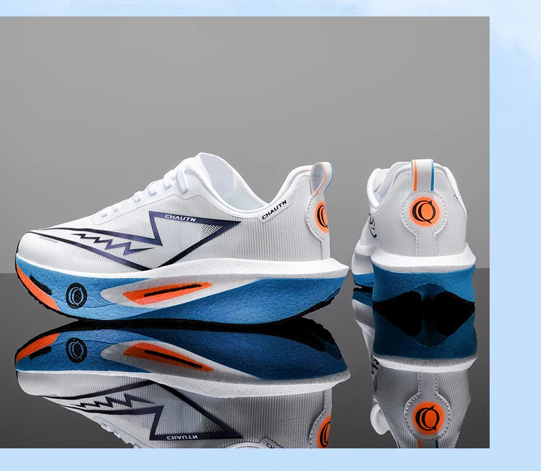 Men Running Shoes Speciality Carbon Plate Sports  Marathon Breathable Lightweight Women Comfortable Nonskid Chunta Sneakers