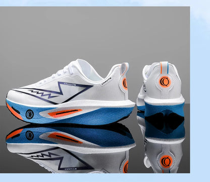 Men Running Shoes Speciality Carbon Plate Sports  Marathon Breathable Lightweight Women Comfortable Nonskid Chunta Sneakers