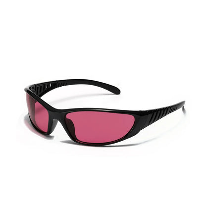 Y2K Sunglasses Men Women Color Hollowed Outdoor Driving UV400 Sunglasses Girls Net Red Hip Hop Gothic Women Sun Glasses 2025 Hot