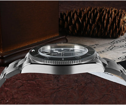 San Martin Upgraded BB58 40mm Retro Luxury Men Diver Watch NH35 Automatic Mechanical Sapphire 200m Waterproof Reloj SN0008D
