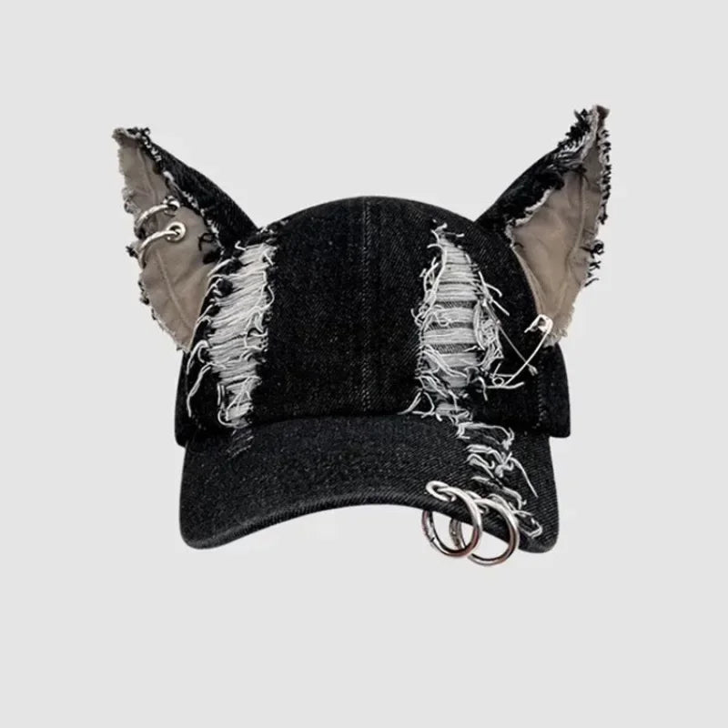 Șapcă de baseball în stil hip-hop – Pălărie de cowboy la modă, în stil graffiti și blugi, pentru femei/bărbați, accesoriu de modă unisex pentru petreceri și echipe