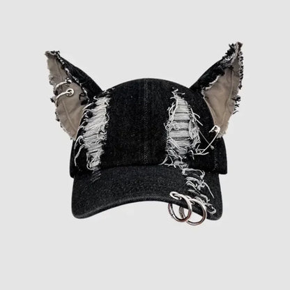 Șapcă de baseball în stil hip-hop – Pălărie de cowboy la modă, în stil graffiti și blugi, pentru femei/bărbați, accesoriu de modă unisex pentru petreceri și echipe