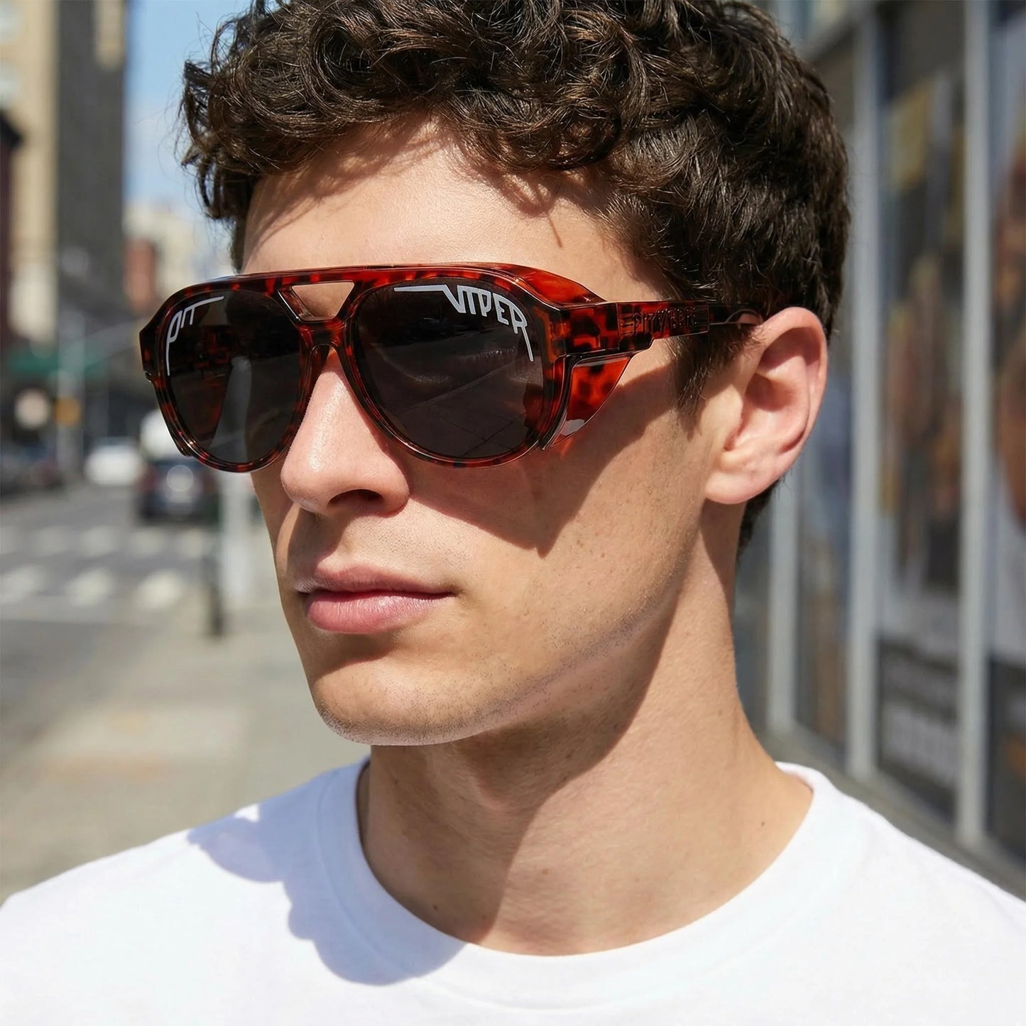 Men PUNK Sunglasses MTB Bicycle Eyewear Women UV400 PITS Road Bike Goggles Windproof Sport Women Glasses