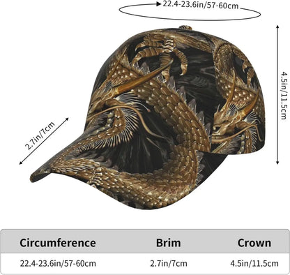 Dragon Snapback sapka – Férfi baseball sapkák – Férfi napszemüveg – Állítható, menő trucker sapka nőknek és férfiaknak
