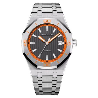 New Luxury Specht & Söhne Automatic Mechanical Watches Japan 8215 Movt Stainless Steel Watch Sapphire Crystal Waterproof 40MM