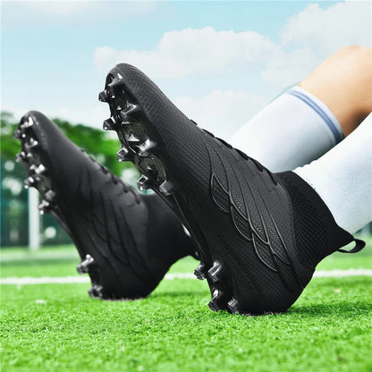 Chaussures de Football antidérapantes pour hommes, bottes de Football TF/FG, respirantes, pour l'extérieur, basses, antidérapantes, baskets de sport