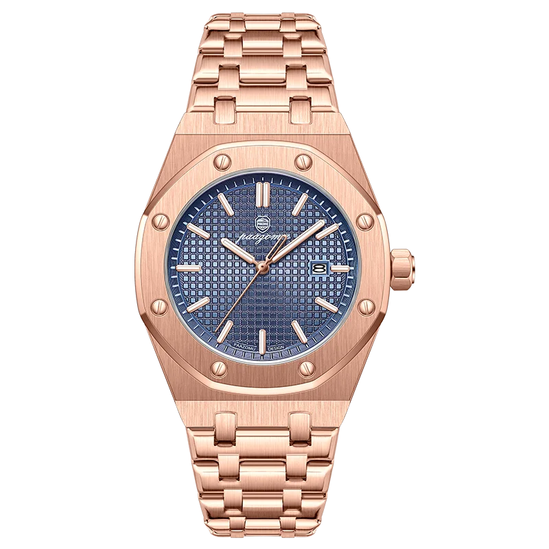 PAAZOMU Luxury Square Man Quartz Watch Waterproof Luminous Date Men's Watch High Quality Stainless Steel Business Men Watches