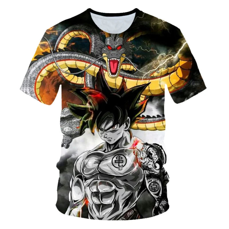 Muške majice Dragon Ball Z majica za dječake dječja odjeća ljetni kratki rukav dječje majice s crtanim motivom gornji dijelovi majica za dječake