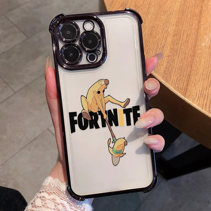 Anime Fortnite-game telefoonhoesje met game-design voor Xiaomi Redmi A7 15 A3 15C 14C K50 A1 Note 15 14 13 12 12s Pro Plus 4G 5G, valbestendig