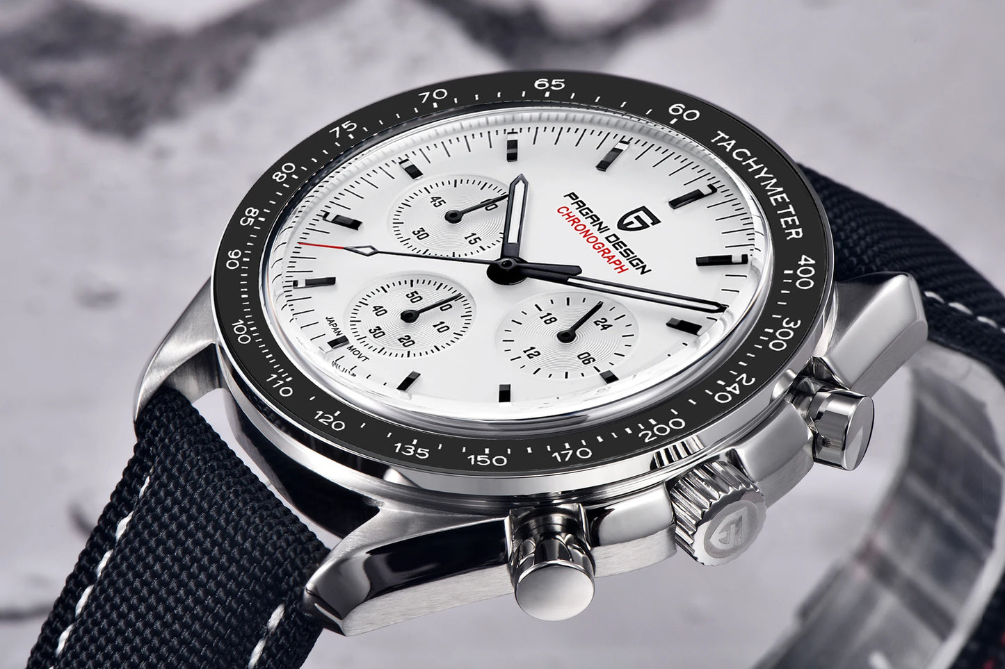 PAGANI DESIGN 2026 New Mens Watches Panda Moon Watch Luxury Quartz Watch For Men Automatic Date Sport Chronograph Wristwatch Men