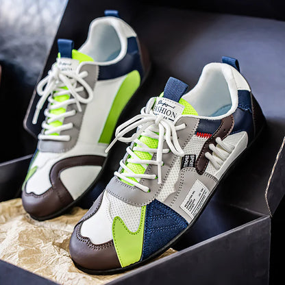 Scarpe sportive casual da uomo taglia grande per tutte le stagioni, semplici, leggere e confortevoli - Di tendenza, versatili, resistenti, di alta qualità B