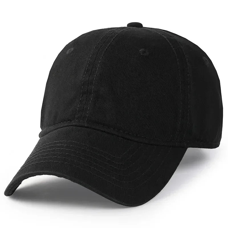 Egyszínű, nagy méretű, 63 cm-es, puha pamut baseball sapka férfiaknak; klasszikus plusz snapback sapka nőknek; golfos napellenző sapka 59–62 cm