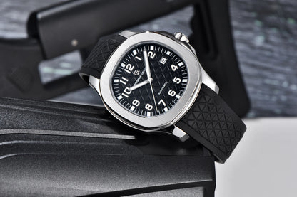 PAGANI DESIGN 2026 New Men's Watches Rose Gold Top Luxury  Automatic Watch For Men Barrel dial Steel Mechanical Wristwatch Men