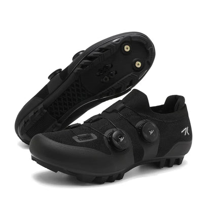 Professional Men Cycling MTB Shoes Route Cleats Speed Road Bike Sneaker Racing Women Flat Bicycle Mountain Spd Biking Footwear