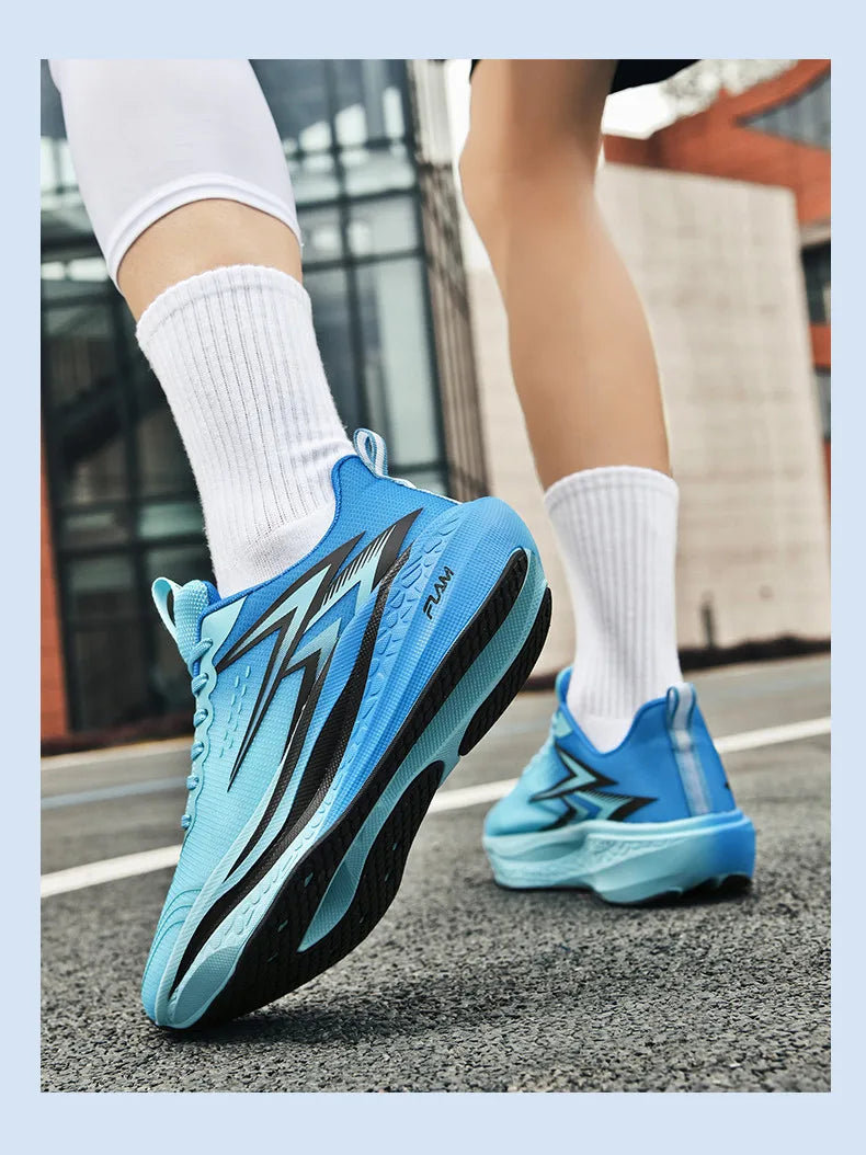 Running Shoes Carbon Board Speciality Marathon Men Sports Breathable Lightweight Women's Comfortable Athletic Nonskid Sneakers