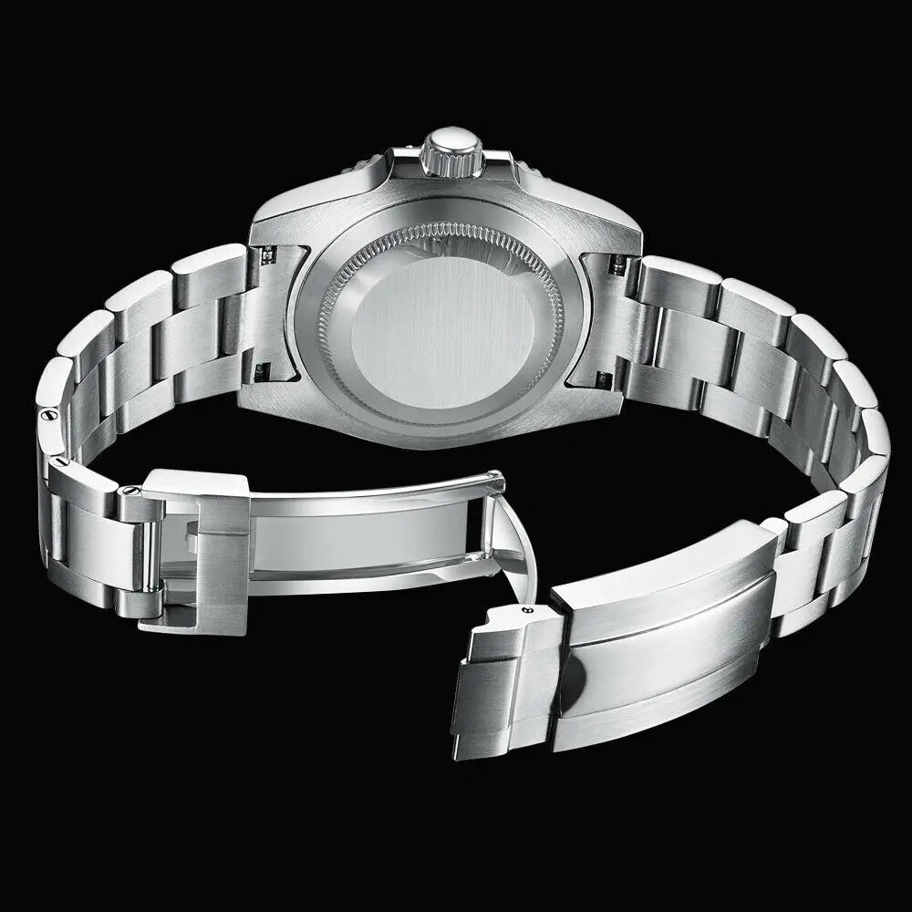 Custom watches Luxury Sapphire MIYOTA/NH35 Automatic Wristwatch Mechanical Mens Watch Sterile Dial Ceramic 10Bar Lume Male Clock