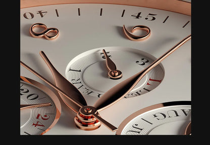 Luxury Brand Switzerland LOBINNI Ewiger Kalender Automatische mechanische Herrenuhr Saphirglas Multifunktionsuhr L13019-8