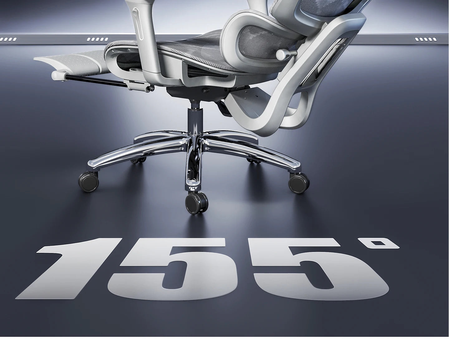Ergonomic Office Chair with Lumbar Support, Adjustable Height Gaming Chair, Comfortable Computer Chair with Swivel Recliner Design for Home & Office