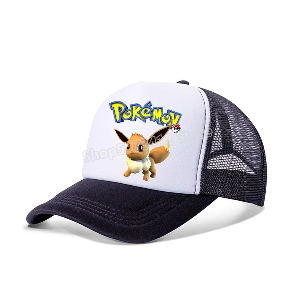 Pokémon baseball sapka Pikachu Charizard Gengar anime csúcsos sapka gyerek felnőtt nyári szabadtéri sport sapkák fiú alkalmi divat sapka ajándék