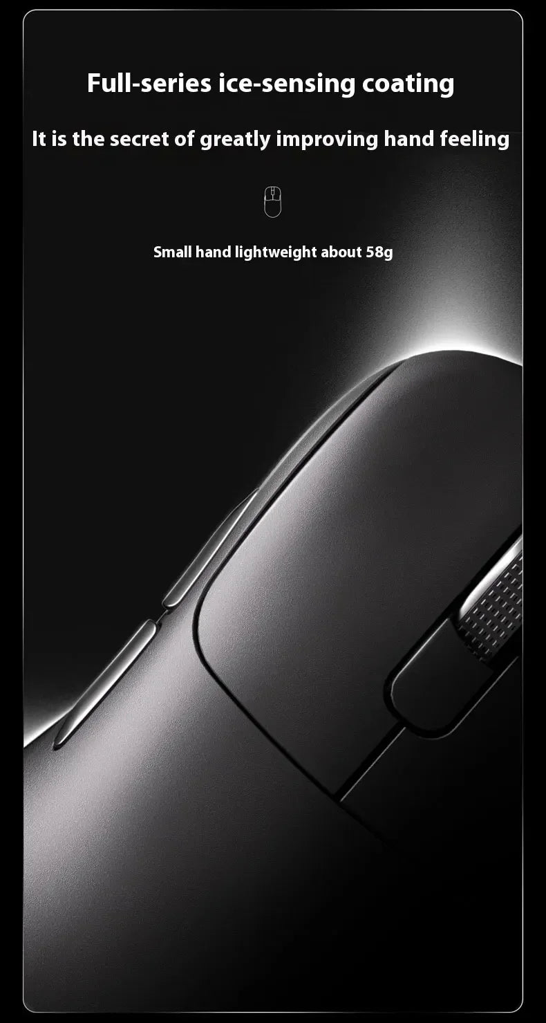 AJAZZ AJ179 APEX Wireless Gaming Mouse with RGB Display Dock, PAW3950 Sensor, Bluetooth, 8000Hz Polling Rate, Tri-Mode Gaming Mouse