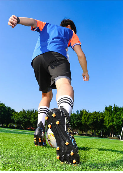 New Men Soccer Shoes Professiona Football Boot Turf Futsal Match Grass Unisex Outdoor Training Soccer Cleats Non-slip Breathable