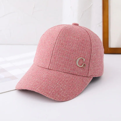 Fekete, fém M betűs baseball sapka – elegáns férfi sapka, könnyű, állítható napszemüveg nőknek