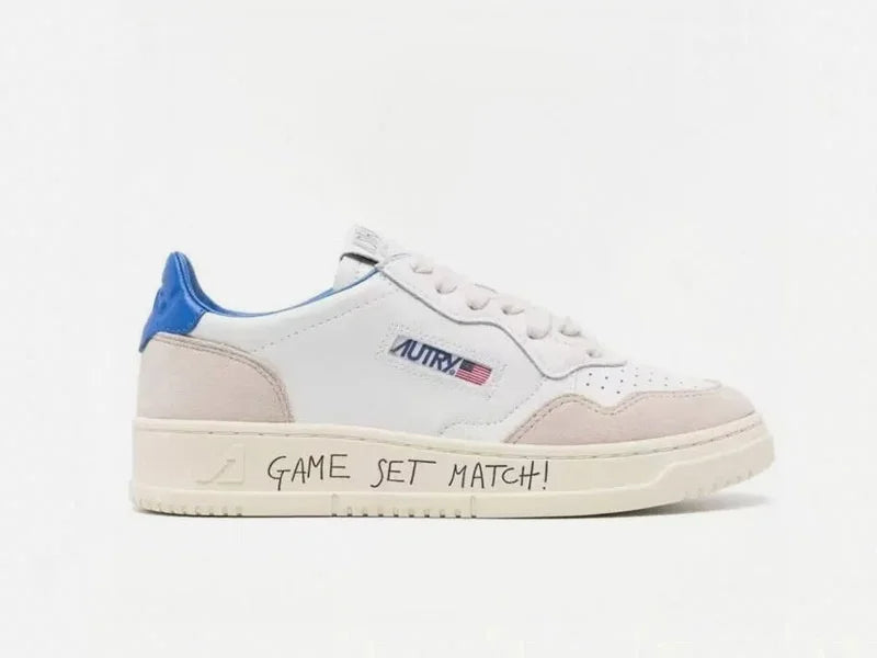 New KWUN AUTRY Men Women Sports Low Top Casual Board Shoes Running Shoes ﻿White Shoes Genuine Leather