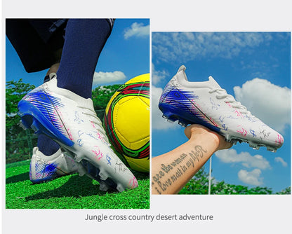 New Men's Football Boots Non-Slip Soccer Shoes Training Sneakers FG Top Quality Cleats Wholesale Drop Shipping Unisex Adult