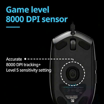 Logitech G102 Wired Gaming Mouse 8000 DPI Optical RGB USB Gaming Mouse for PC, Esports, Laptop & Desktop