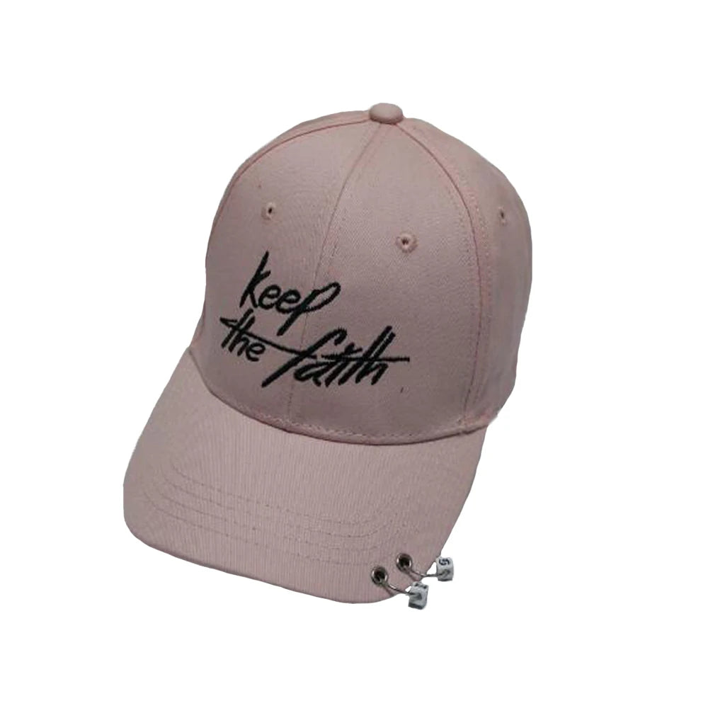 Femei Bărbați Hip Hop K-pop Șapcă de baseball tip snapback, culoare uni, cu inel, sport, dans, călătorii, iubitor de călătorii, șapcă pentru tată, șepci, îmbrăcăminte urbană, reglabilă