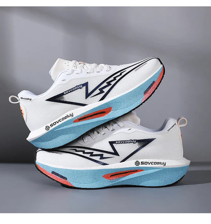Running Shoes Carbon Plate Specialty Marathon Men's Sports Breathable Lightweight Women's Comfortable Athletic Non-slip Sneakers