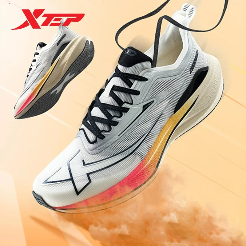 Xtep 2000KM 2.0 Running Shoes Men  Summer Professional TPU Shock Absorption Sneakers (suggest half size down) 876219110043