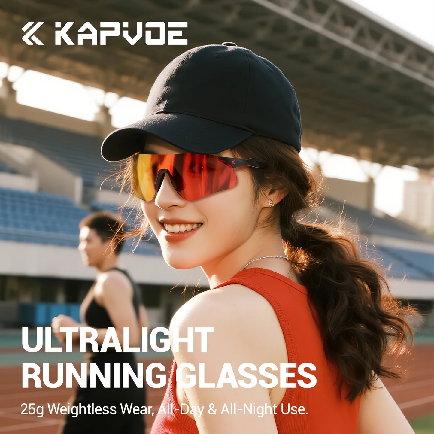 Kapvoe New Outdoor Running Cycling Glasses Bike Photochromic Sunglasses Women Eyewear Men Sports Marathon Bicycle UV400 Goggles
