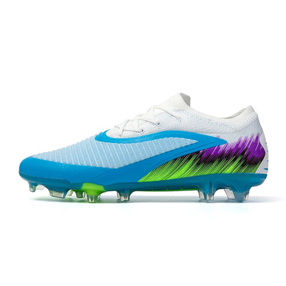 New Men Football Boots Shoes Match Training Soccer Shoes Non-Slip Cleats Long Spikes FG Ultralight Outdoor Sneaker Drop Shipping