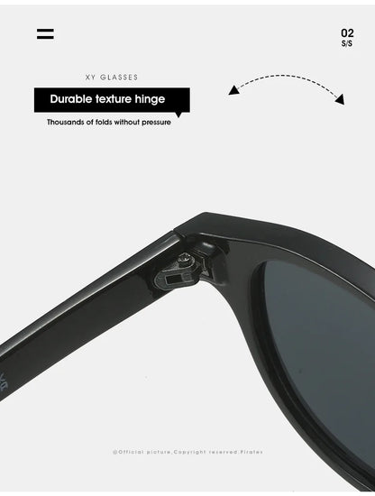 Simple Vintage Round Sunglasses Women Men 2025 Luxury Brand Design Retro Rivet Yellow Blue Lens Square Sun Glasses Female UV400