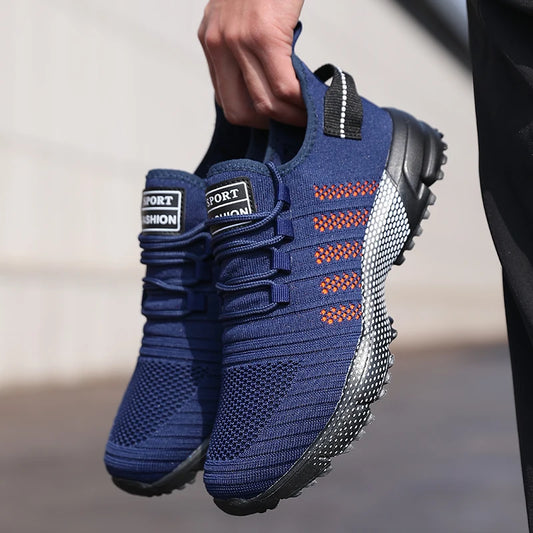 Sneakers casual da uomo in mesh, leggere e traspiranti, scarpe da running slip-on con suola morbida, mocassini bassi da uomo, trainers Zapatos Hombre